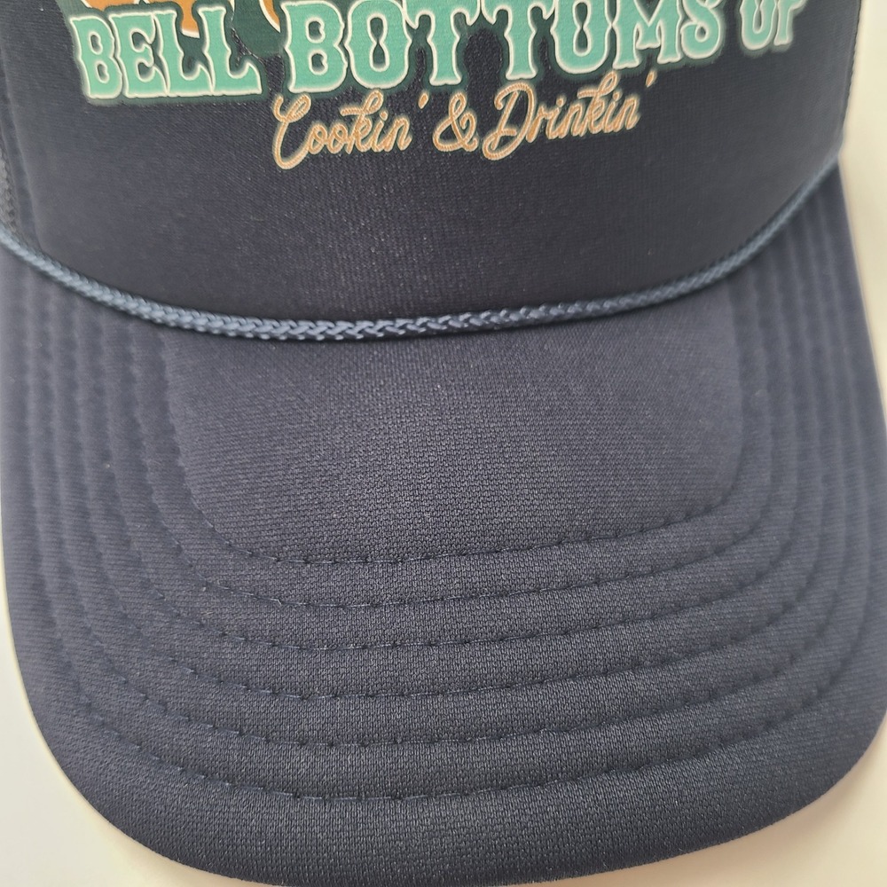 Lainey Wilson Hat Snapback Trucker Mesh Blue Bell Bottoms Up Cookin & Drinkin - Picture 3 of 11